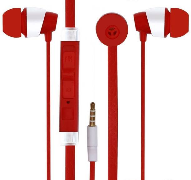 Top Headset Rubber Buds cheap price 5stars Flipkart in India 30 fellkon JYR_KFM_EAR_RED Wired without Mic Headset