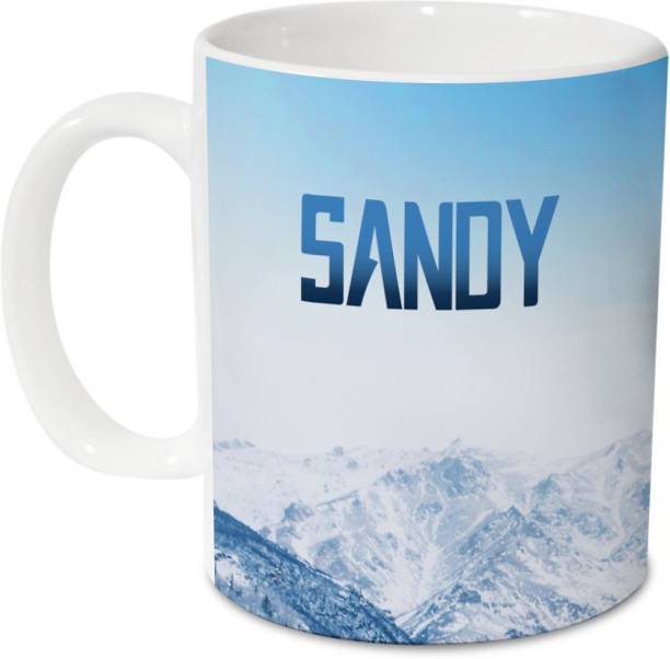 HOT MUGGS Me Skies - Sandy Ceramic 350 ml, 1 Unit Ceramic Coffee Mug