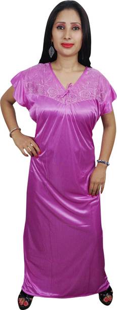 Indiatrendzs Women's Nighty with Robe