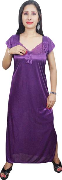 Indiatrendzs Women's Nighty with Robe