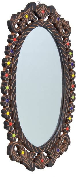 Mirrors At Best S In India Flipkart Com Fab Handicraft Wooden Mirror 173 Decorative