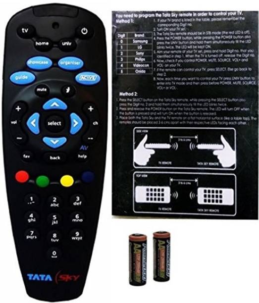 Tata Sky Genuine 100% Original Universal Remote (Read description before purchase) Tata Sky SD Box, Tata Sky HD Box Remote Controller