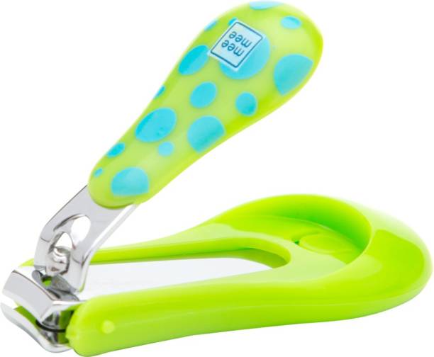 MeeMee Protective Baby Nail Clipper Cutter with Skin Guard (Green)