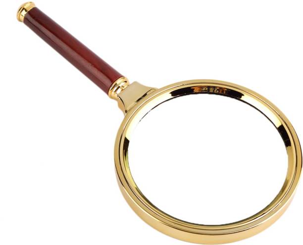 StealODeal Retro Style Metal 90mm 10X Magnifying Glass