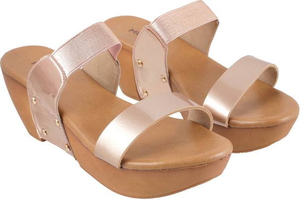 Mochi Women 22chikoo Wedges Mochi Women 22chikoo Wedges