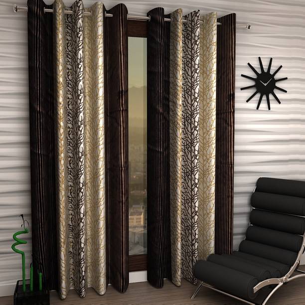 Window And Door Curtains At Best S On Flipkart Home Sizzler 275 Cm 9 Ft Polyester Long Door Curtain Pack Of 2