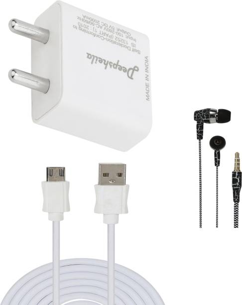 Deepsheila Wall Charger Accessory Combo for ASUS ZENFONE GO (ZC 500 TG)