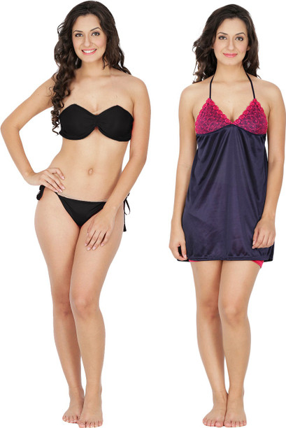 hot night dress flipkart