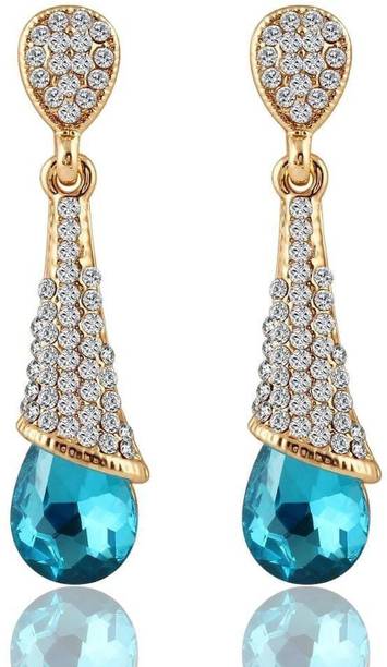 Gold Earrings Best Earring Designs For Women Online On Flipkart You Bella Stylish Fancy Party Wear Jewellery Alloy Drop Earring