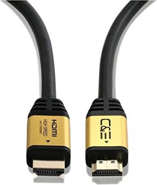 C&E  TV-out Cable Ultra HQ HDMI Cable Male to Male 6 Feet, 2.0V 30AWG 4K'2K/60HZ, 24K Gold Plated Connector