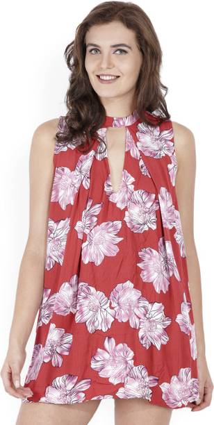 Forever 21 Dresses Online At Best Prices In Women S A Line Maroon Dress