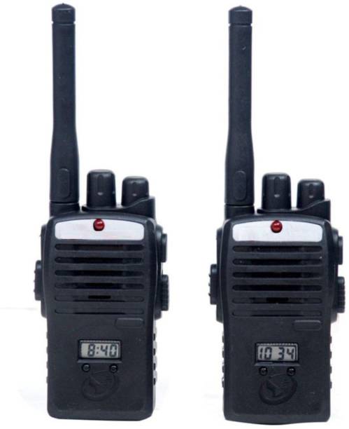 HALO NATION Police Style Walkie Talkie With Time Display Good Range and Clear voice