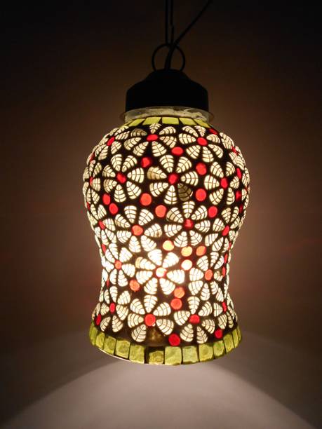 Chandeliers At Best S In India Susajjit Beatiful Flower Design Ceiling Lamp Fancy Mosaic Hanging Lantern Decorative Colorful Glass For Home