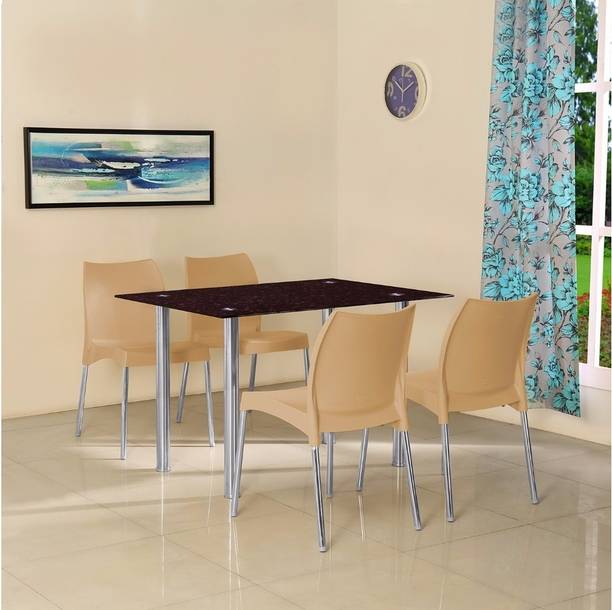 Napoli White Round Table 4 Upholstered Chairs Decorating Ideas Gl Dining Table At Best S