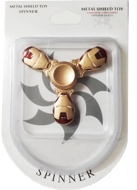 hum enterprise Amazing Super Power Tri - Fidget Spinner Hand Toys (Iron Man Gold)