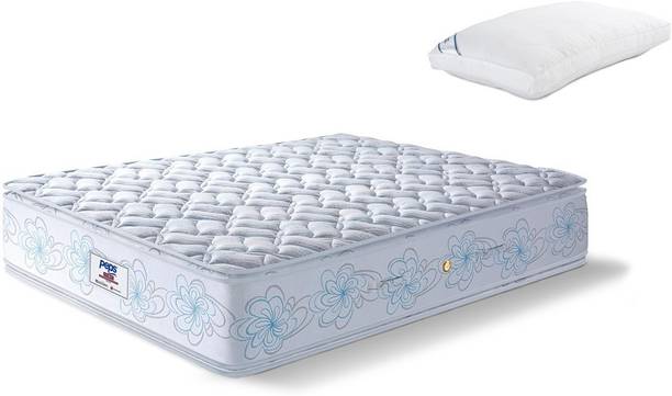 Single Bed Mattresses Get Online At Great Peps Restonic Geneva Pillow Top Blue 8 Inch Single Bonnell Spring Mattress