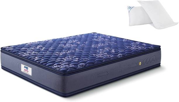 Queen Size Mattresses Online At Ed Price In India On Flipkart Peps Springkoil Pillow Top Blue 8 Inch Queen Bonnell Spring Mattress