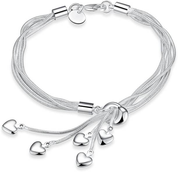 Bracelets For Women Online At Best Prices Metal Rhodium Bracelet