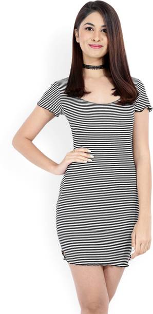 Forever 21 Dresses Online At Best Prices In Women Bodycon Black White Dress