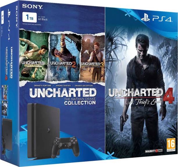 SONY PlayStation 4 (PS4) Slim 1 TB with Uncharted 4 and...