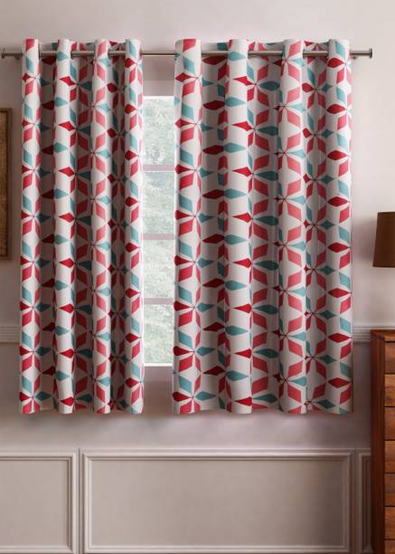 White Apple Picking Three Piece Kitchen Curtains flipkart smartbuy 152 cm 5 ft polyester window curtain pack of 2