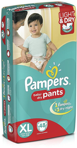 pampers pants extra large