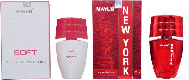 MAYUR Diwali Special Couple Perfume Combo (2Pcs of 60ml) Eau de Parfum  -  120 ml
