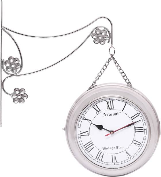 Artshai Antique Style 2 Side Station Clock 12 Inch Size Designer