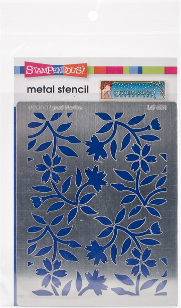 Floral Background Stampendous Dreamweaver Stencil