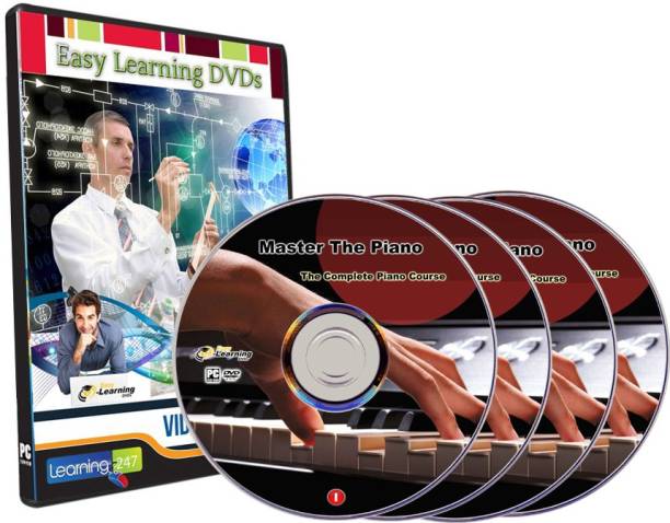 Easy Learning Master The Piano - The Complete Piano Course on 4 DVDs