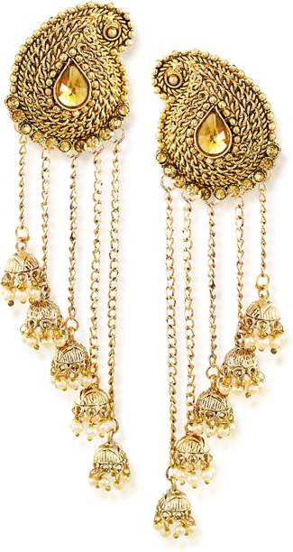 Gold Earrings Best Earring Designs For Women Online On Flipkart Gold Earrings