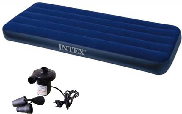 INTEX Original Premium Air bed PVC (Polyvinyl Chloride) 2 Seater Inflatable Sofa