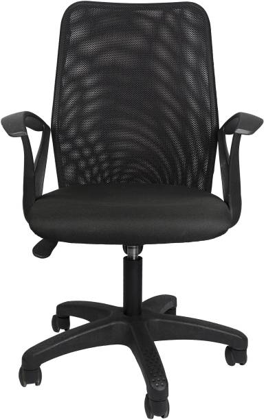 Flipkart Perfect Homes Fabric Office Visitor Chair