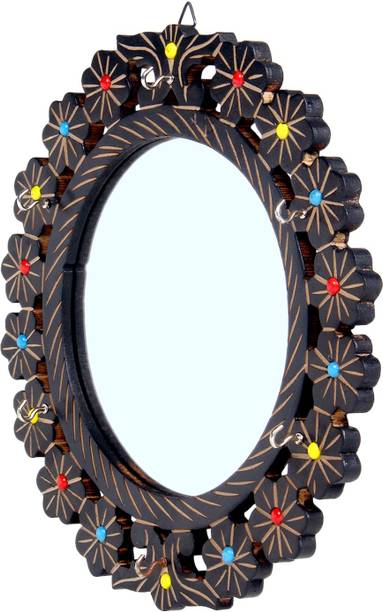 Mirrors At Best S In India Flipkart Com Fab Handicraft Wooden Mirror Decorative