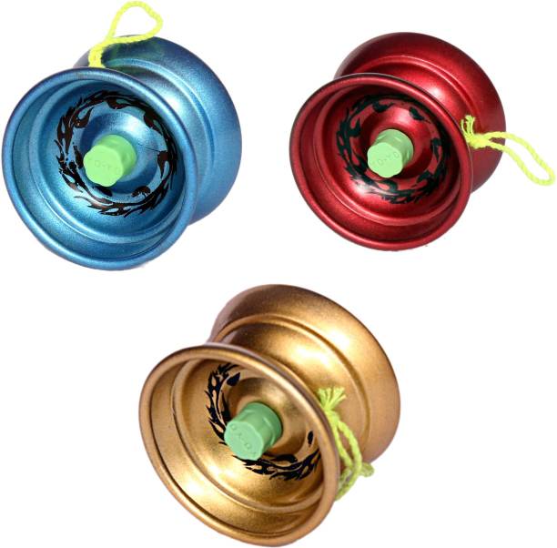 Homeshopeez Premium Quality High Speed Diecast Metal - Set of 3 Toy Yoyo