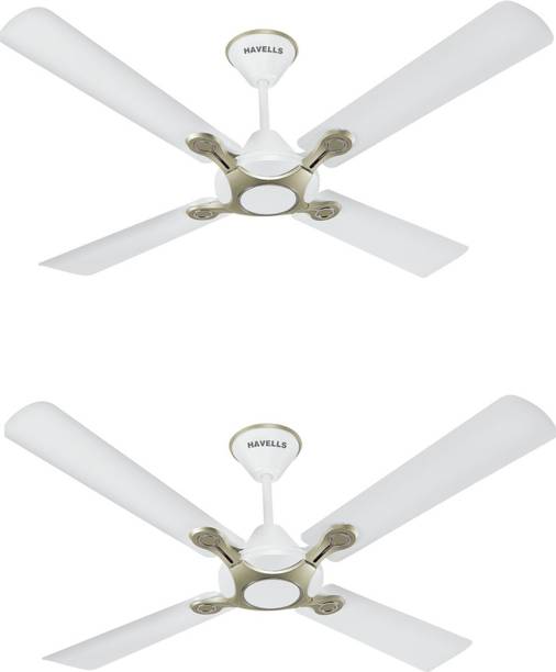 Havells Fans At Best S In India Havells Leganza 4b Pack Of 2 4 Blade Ceiling Fan