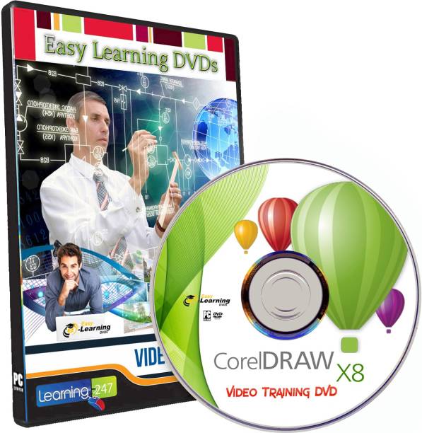 Easy Learning CorelDRAW X8 Video Training Tutorial DVD
