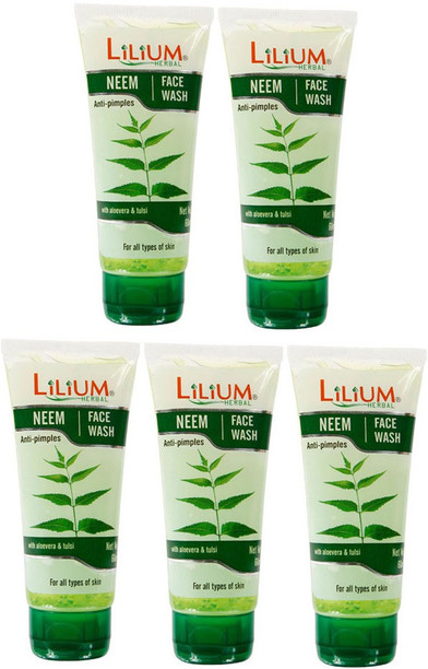lilium charcoal face wash