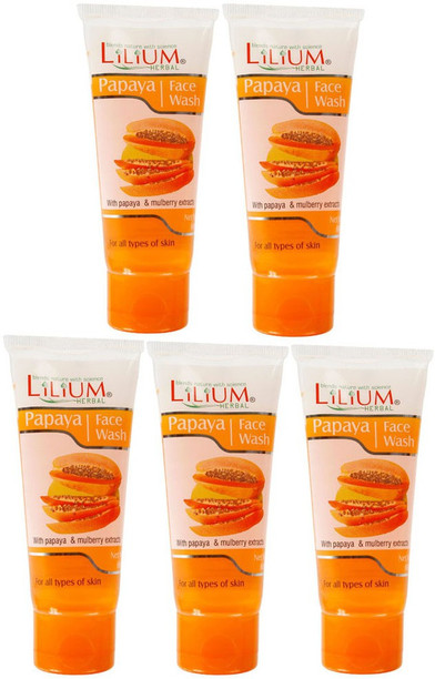 lilium charcoal face wash