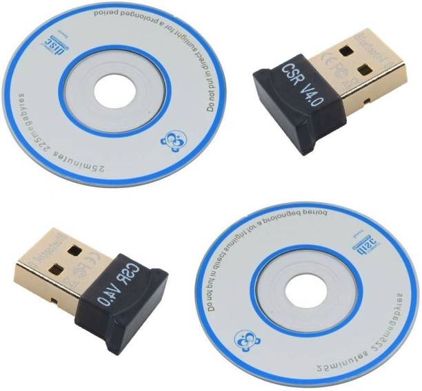 RETRACK SET OF 2PC 20M 3Mbps 4.0 CSR 2.0 3.0 Dongle Dual Mode Mini Wireless Bluetooth USB Adapter