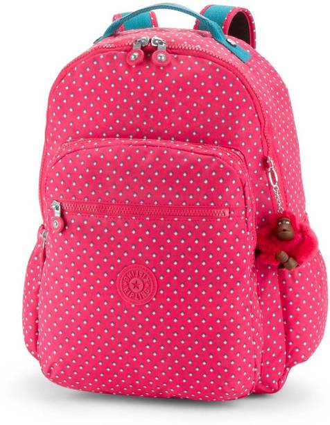 Kipling School Bags Online At Best Prices Kipling Seoul Up Pink Summer Pop Waterproof School Bag