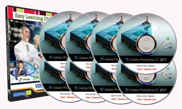Easy Learning Master of Adobe Photoshop CC 2017 Fundamentals,Advanced and Mastery Level Video Tutorials On 8 DVDs