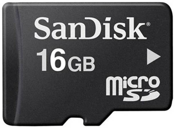 SanDisk Memory Card 16 GB MicroSD Card Class 10 24 MB/s  Memory Card