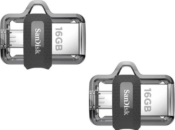SanDisk OTG 3.0 Ultra Dual Drive (Pack Of 2) 16 GB Pen ...