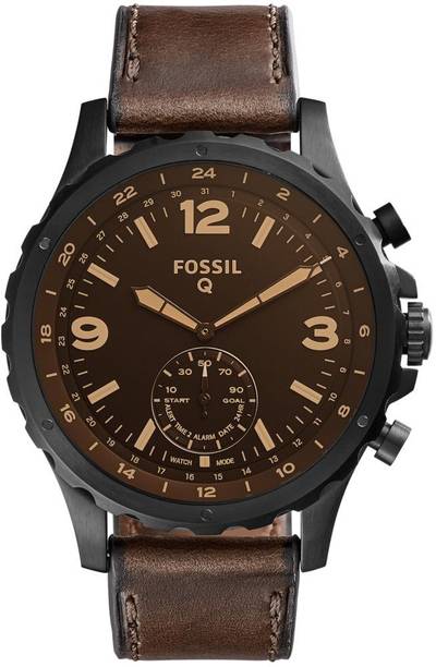 Fossil Q Nate Smartwatch (Brown Strap, 42mm)