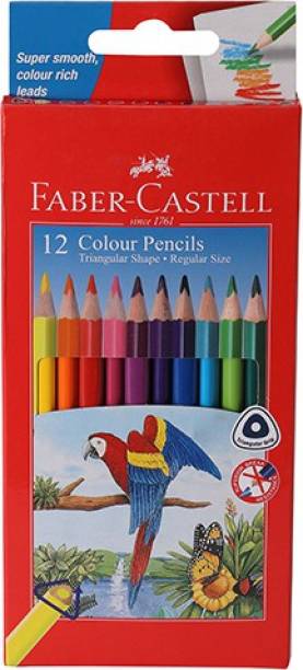 FABER-CASTELL Colour Pencils Triangular Shaped Color Pencils