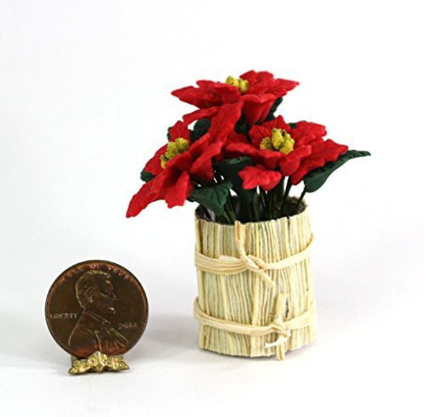 Dollhouse Miniature 1:12 Floral Cornucopia Arrangement by Bright deLights