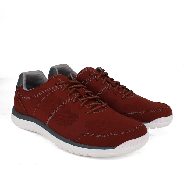 red clarks shoes for men