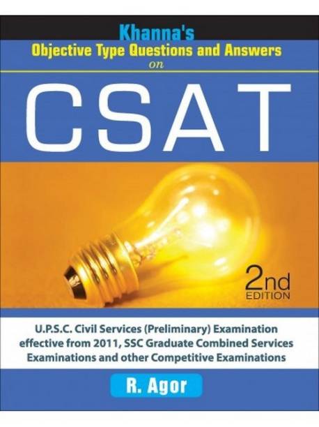 Khanna's CSAT [Objective Type Ques. & Ans.] 2 Edition