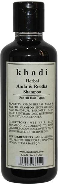 KHADI Herbal Amla & Reetha Shampoo
